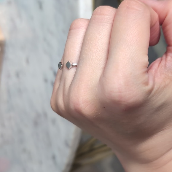 Bony Levy 14K white gold open cuff ring - Picture 4 of 16